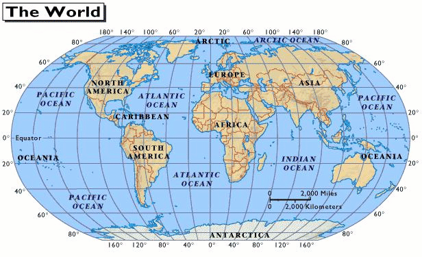 A World Map With Longitude And Latitude Lines Danielelina